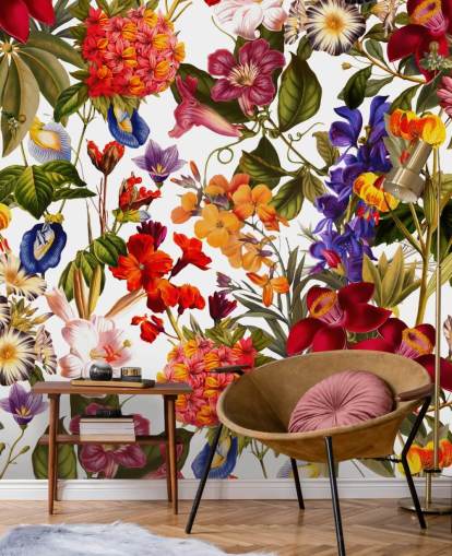 pretty floral wallpaper