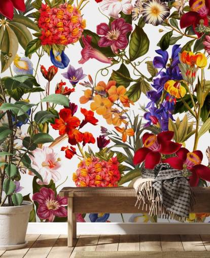 pretty floral wallpaper