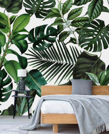 carta da parati verde esotica carta da parati verde esotica