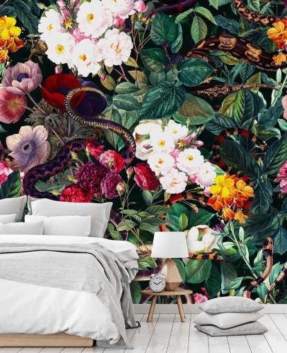 Fondos de snake and flowers