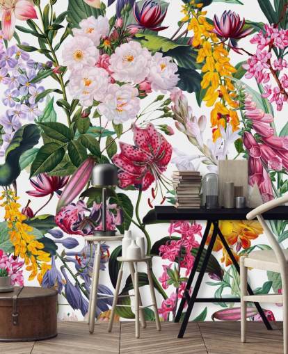 papel de parede bonito flores