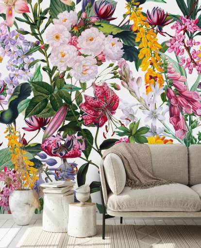 papel de parede bonito flores