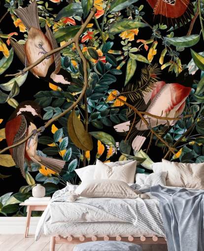 carta da parati dark bird