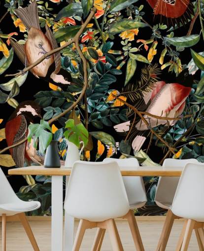 carta da parati dark bird