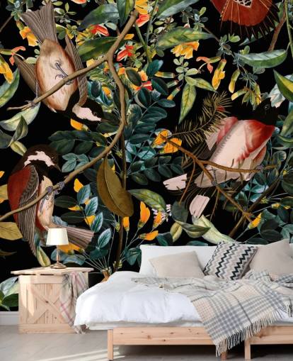 papel de parede pássaro escuro papel de parede pássaro escuro