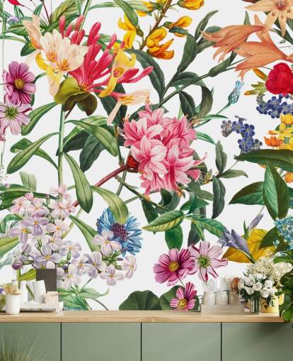 colourful flowers wallpaper