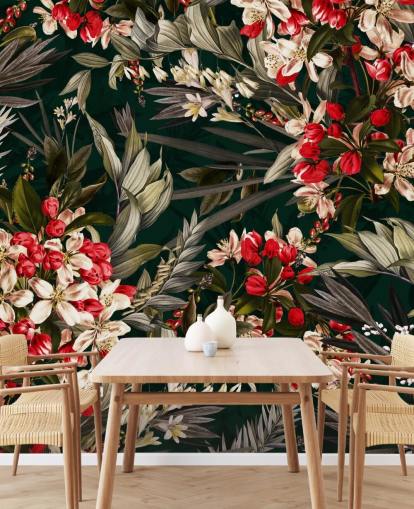 red and black floral wallpaper red and black floral wallpaper