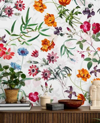 papel pintado de flores sobre fondo blanco papel pintado de flores sobre fondo blanco