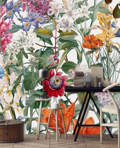 pretty floral colourful wallpaper pretty floral colourful wallpaper