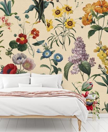 fleurs de prairie papier peint fleurs de prairie papier peint