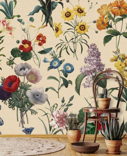 meadow flowers wallpaper