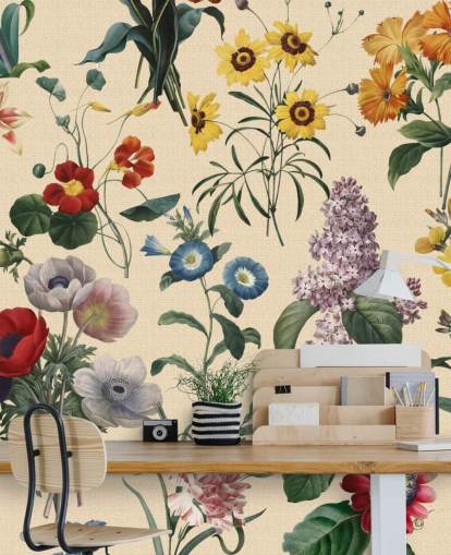 fleurs de prairie papier peint fleurs de prairie papier peint