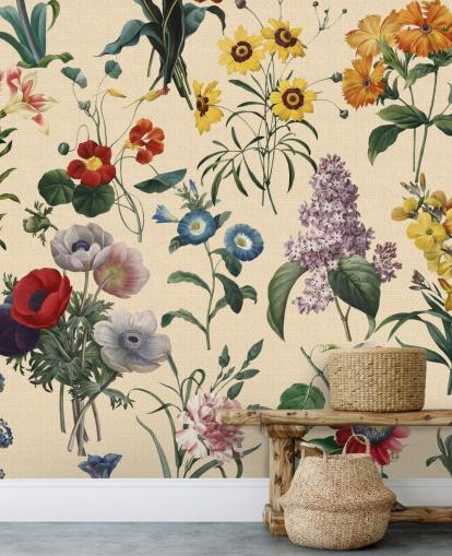 meadow flowers wallpaper