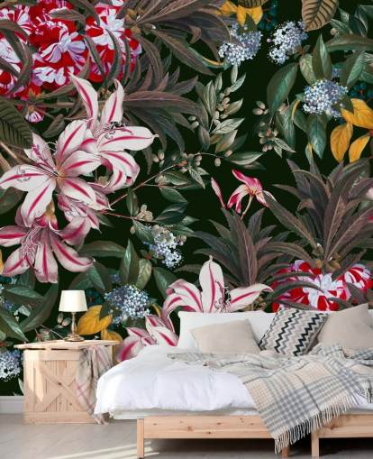 colourful lilys wallpaper colourful lilys wallpaper