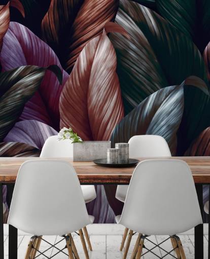 dark purple leaves wallpaper