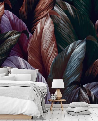 dark purple leaves wallpaper