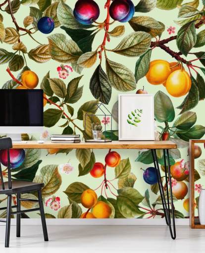 kleurrijk fruit behang kleurrijk fruit behang