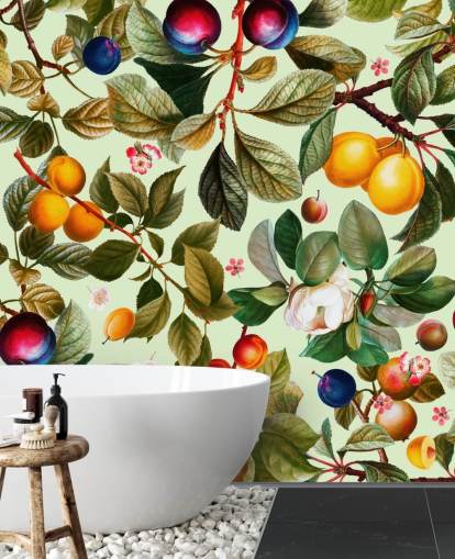 kleurrijk fruit behang