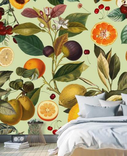 citrusvruchten behang