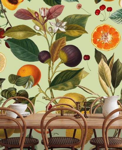 papel de parede cítricos