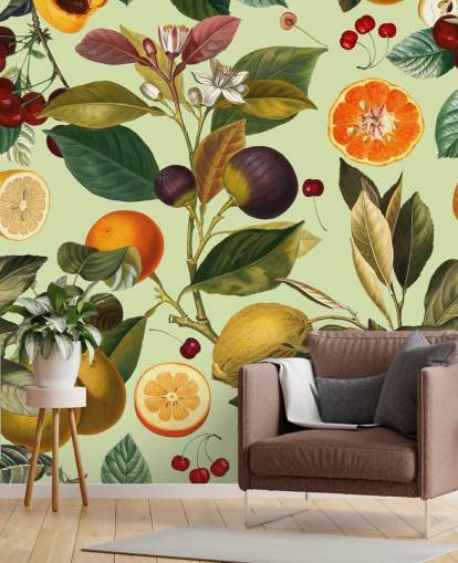 citrusfrugter tapet
