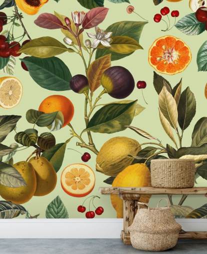 citrusvruchten behang