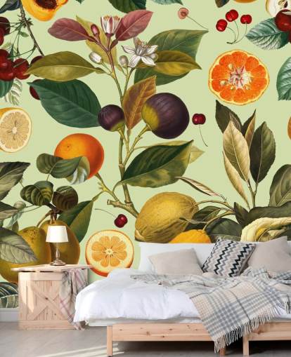 citrusfrugter tapet