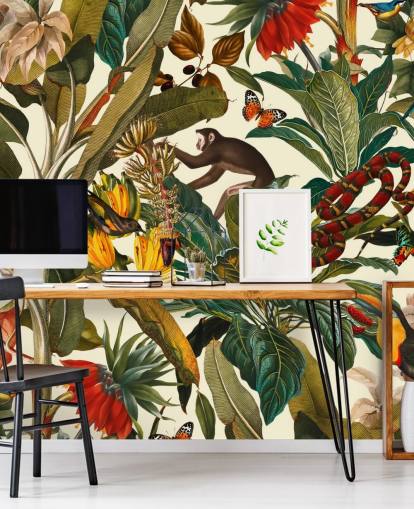 Dschungel Pflanzen und Tiere Wallpaper