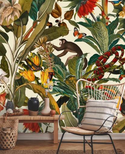 Dschungel Pflanzen und Tiere Wallpaper Dschungel Pflanzen und Tiere Wallpaper