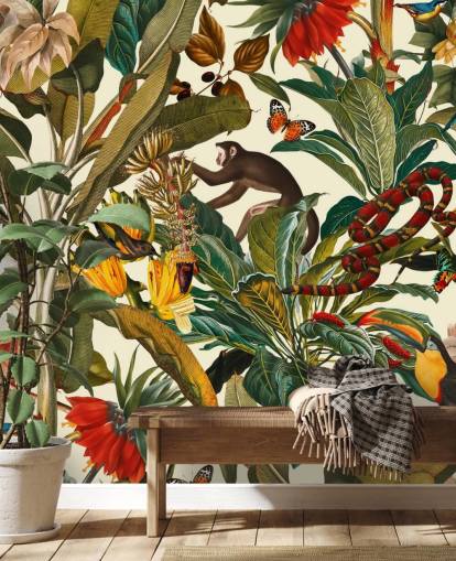 Dschungel Pflanzen und Tiere Wallpaper Dschungel Pflanzen und Tiere Wallpaper