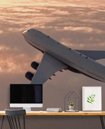 Kommersiellt plan tapetväggmålning