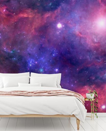 papel pintado colorido nebulosa