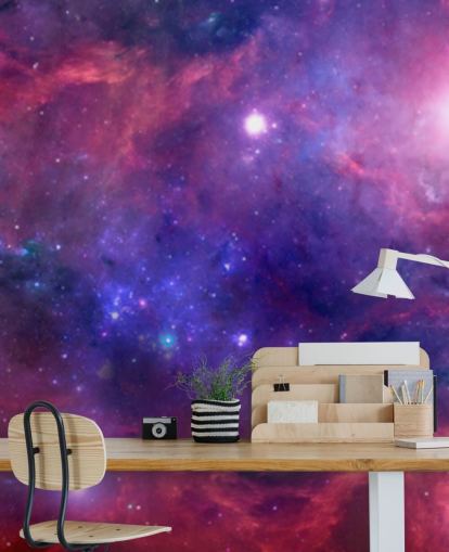 kleurrijk nevel behang