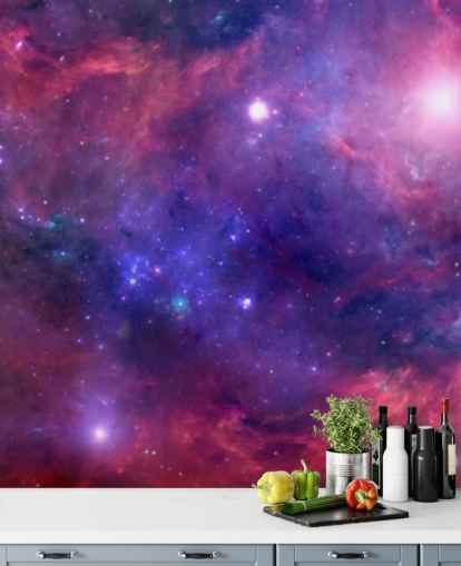 papel de parede colorido nebulosa