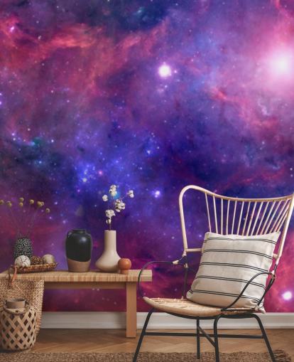 färgglada nebulosa tapet