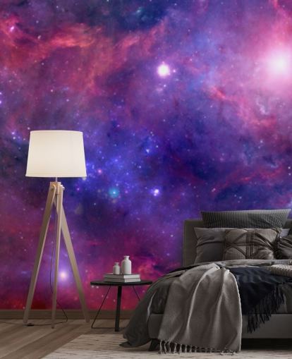 papel pintado colorido nebulosa