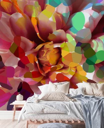 carta da parati fiore colorato carta da parati fiore colorato