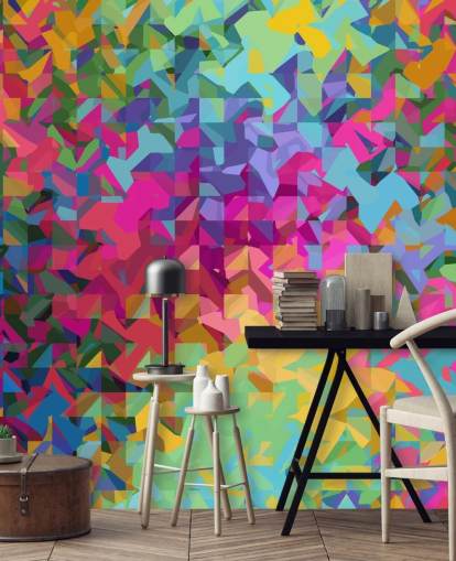 papel de parede padrão multicolorido papel de parede padrão multicolorido