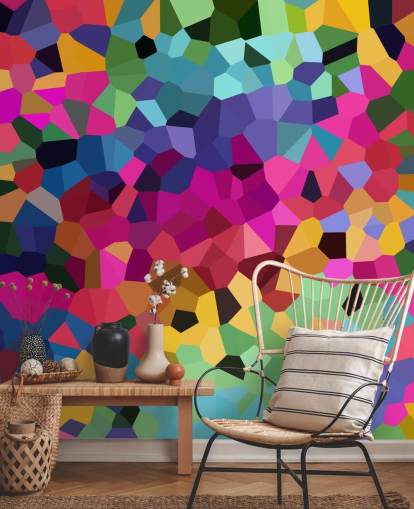 färgglada abstrakta former tapeter färgglada abstrakta former tapeter