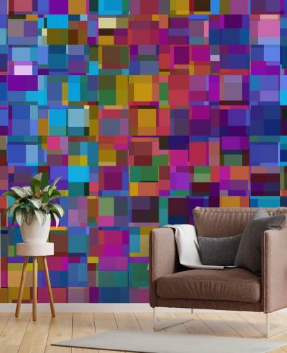 bunte quadratische Formen Tapete bunte quadratische Formen Tapete