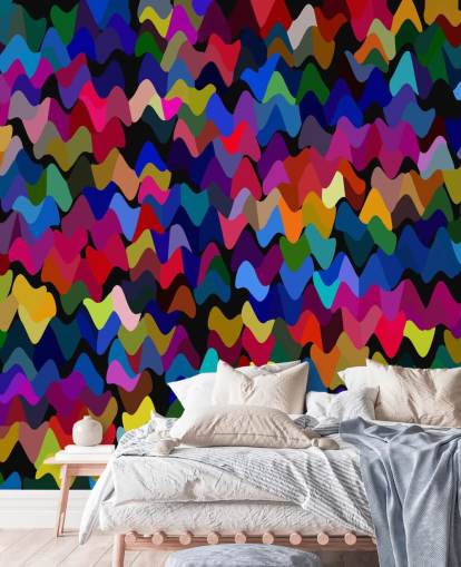 abstrakte bunte Kunst Tapete