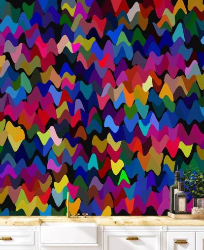 abstrakte bunte Kunst Tapete