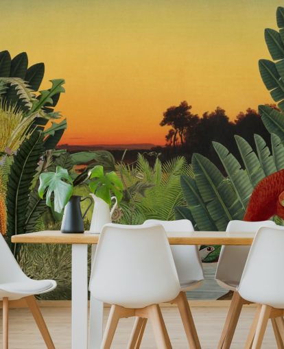 bird and tropical landscape wallpaper bird and tropical landscape wallpaper