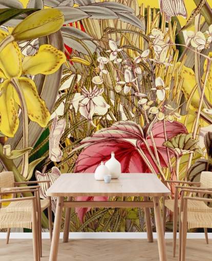 carta da parati piante colorate carta da parati piante colorate