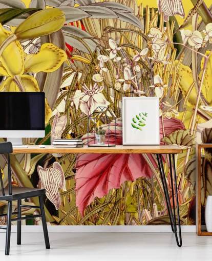 carta da parati piante colorate carta da parati piante colorate