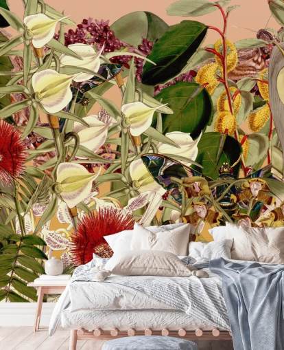 tropical botanical wallpaper tropical botanical wallpaper