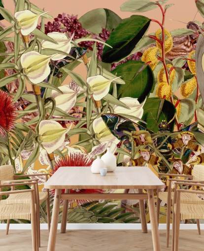 papel pintado tropical botanical