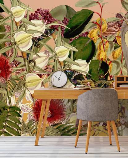 papier peint botanique tropical