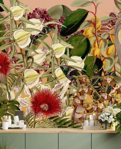 tropical botanical wallpaper tropical botanical wallpaper