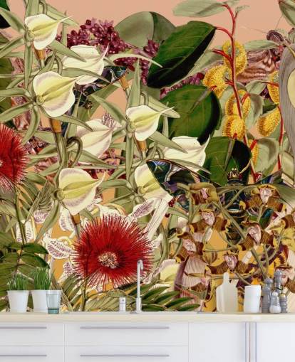 papier peint botanique tropical